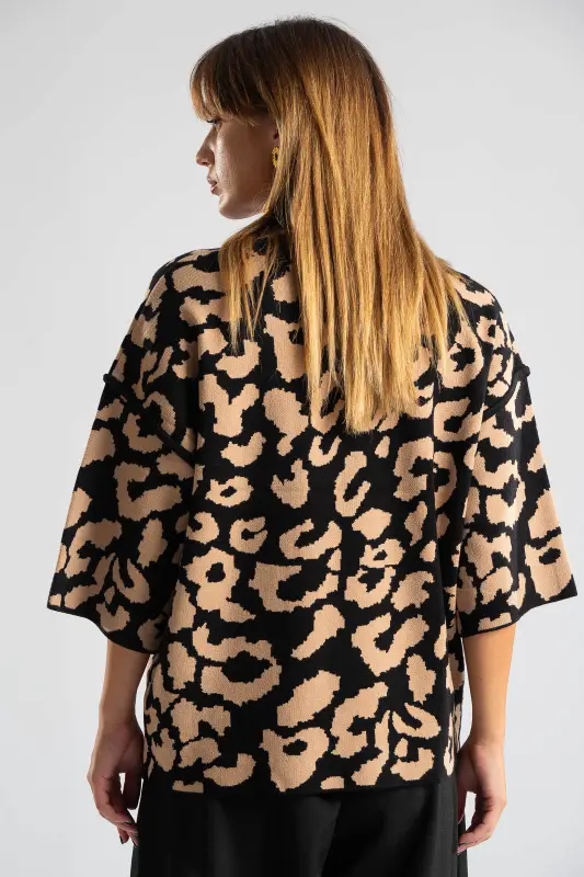 Blouse Leopard 3/4 Sleeve 