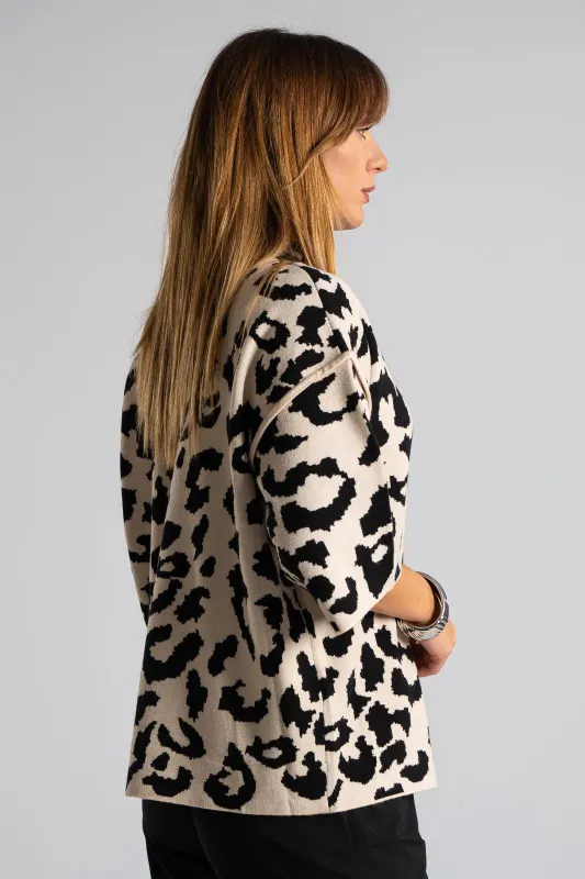 Blouse Leopard 3/4 Sleeve 