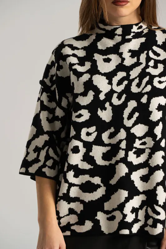 Blouse Leopard 3/4 Sleeve 