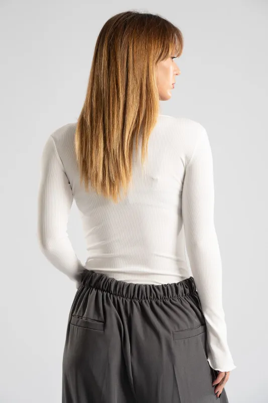 Blouse with Lace Detail