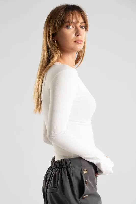 Blouse with Lace Detail