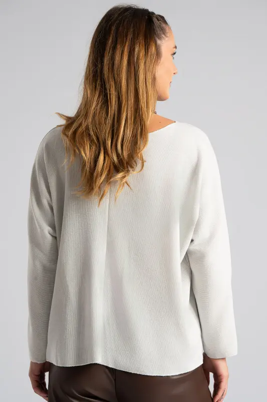 Μπλούζα Μεταλλιζέ Κλωστή Μαντήλι