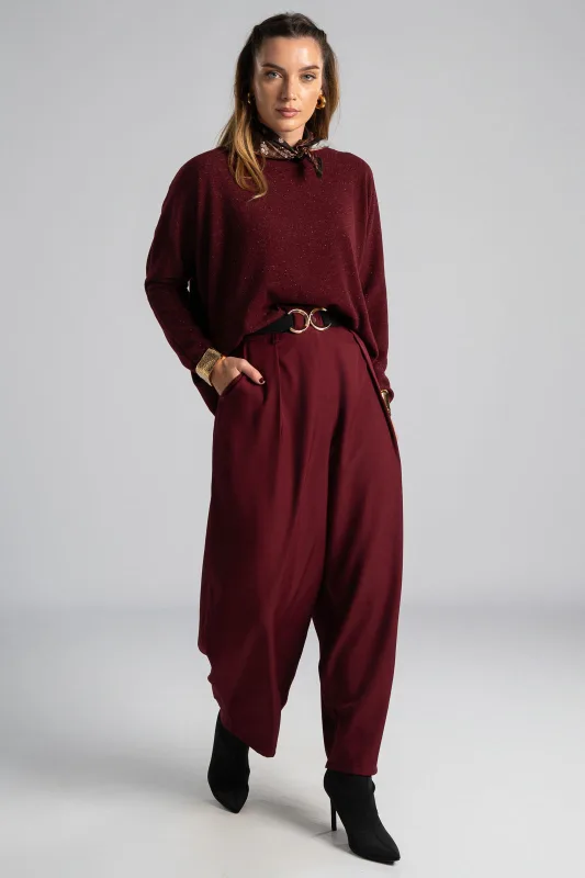 Μπλούζα Μεταλλιζέ Κλωστή Μαντήλι