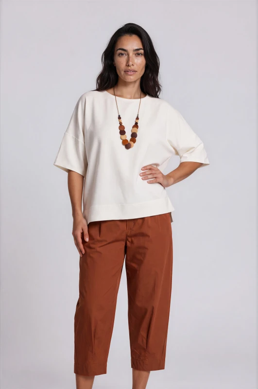 Μπλούζα Minimal Oversized Κολιέ
