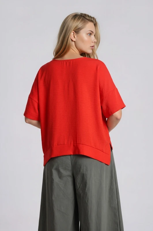 Μπλούζα Minimal Oversized Κολιέ