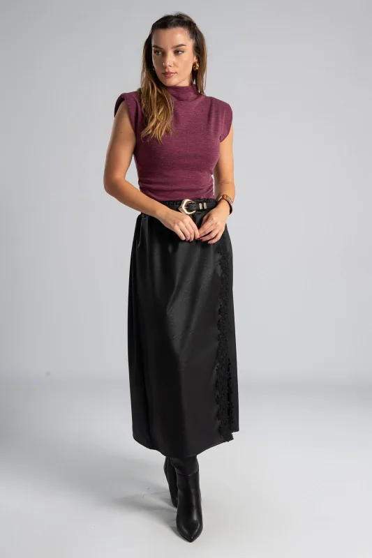 Μπλούζα Mock-Neck Αμάνικη Βάτες