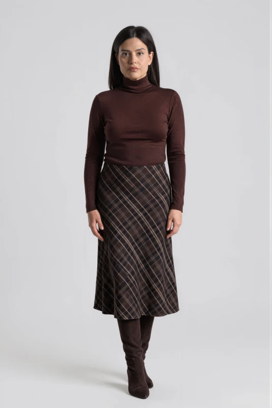 Μπλούζα Mock Neck με Στρας