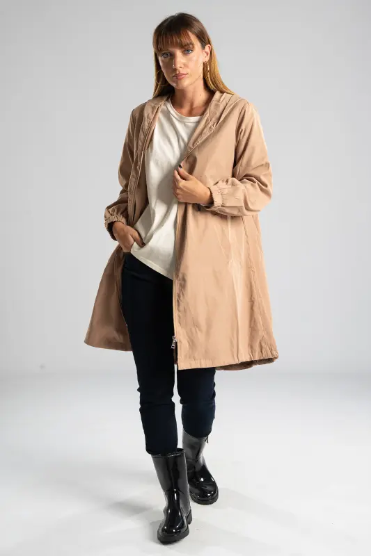 Blouse Solid Color Kippur Detail