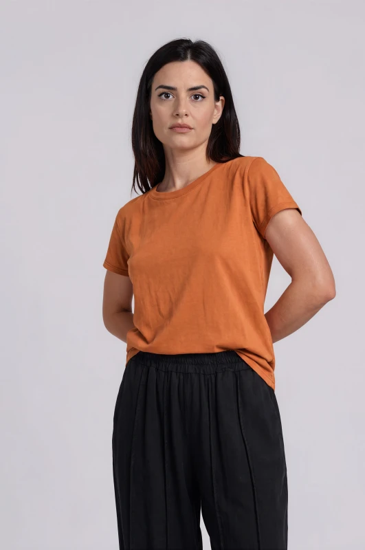 Blouse Solid-Color Basic 