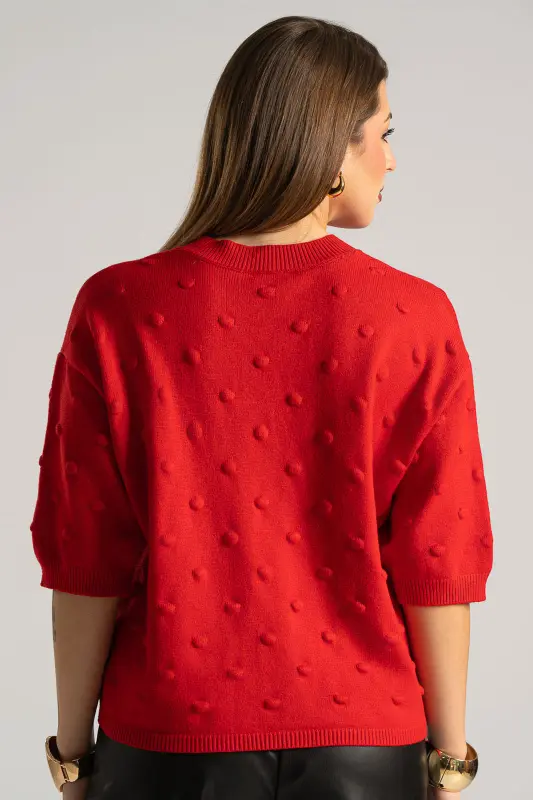 Μπλούζα Νημάτινη Ανάγλυφα Dots