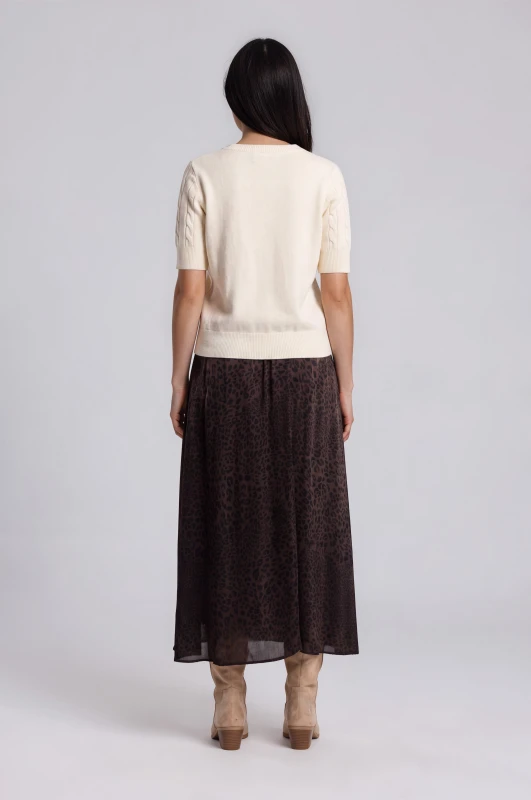 Blouse Crocheted Cable