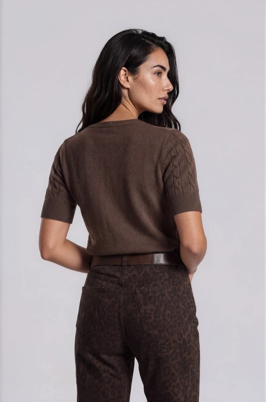 Blouse Crocheted Cable