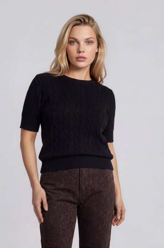 Blouse Crocheted Cable
