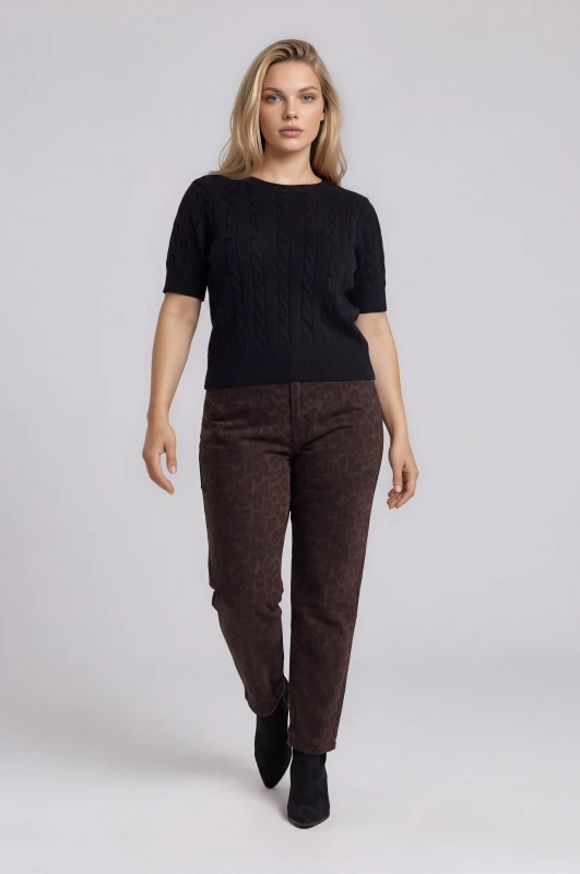 Blouse Crocheted Cable