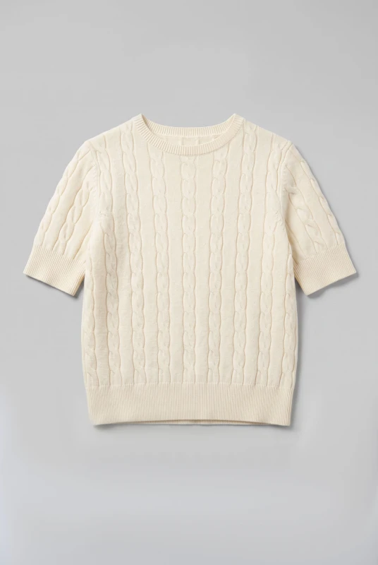 Blouse Crocheted Cable