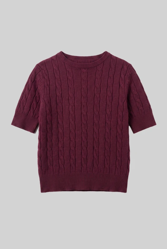 Blouse Crocheted Cable