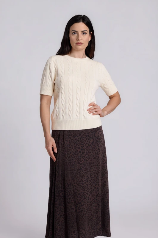 Blouse Crocheted Cable