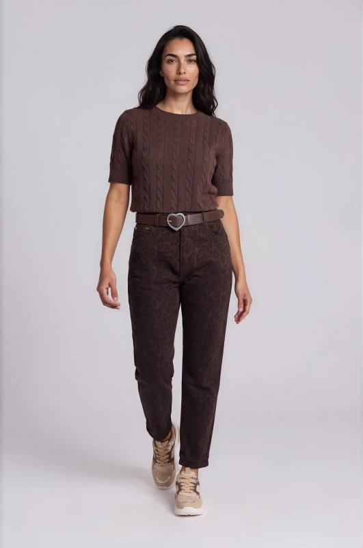 Blouse Crocheted Cable