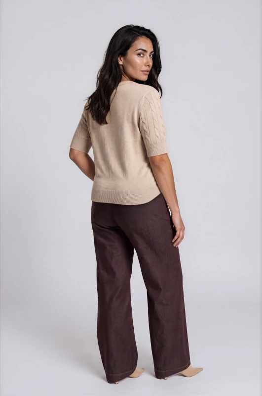 Blouse Crocheted Cable