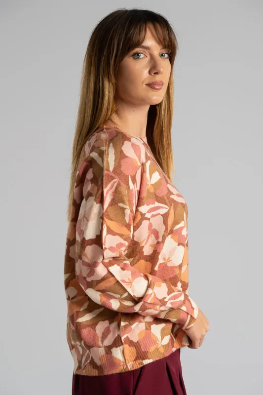 Μπλούζα Νημάτινη Εμπριμέ