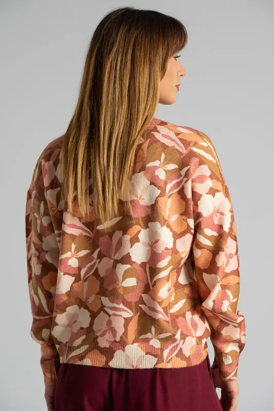 Μπλούζα Νημάτινη Εμπριμέ