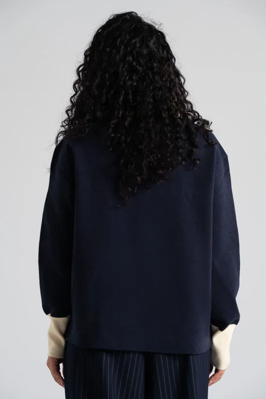 Μπλούζα Νημάτινη Γιακάς Κουμπιά