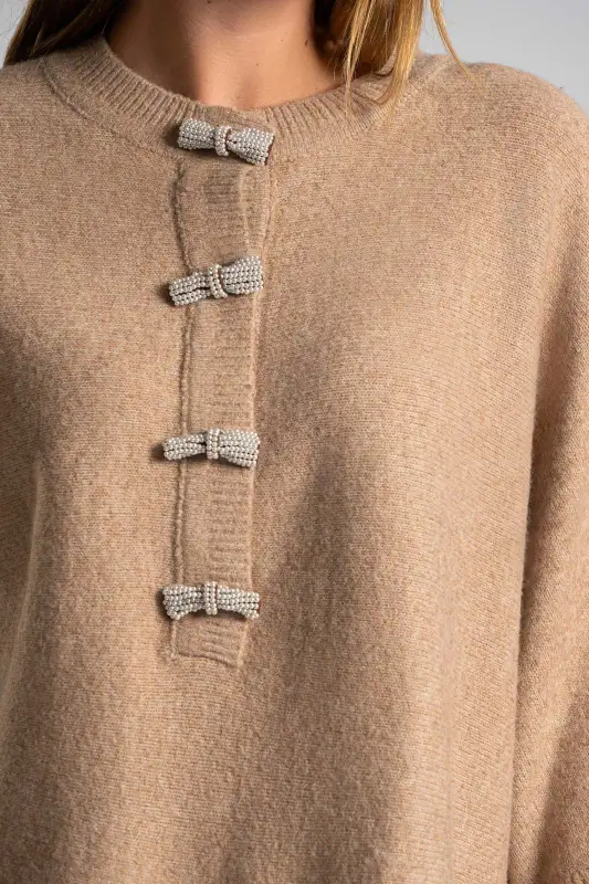 Blouse Thread Buttons Bow