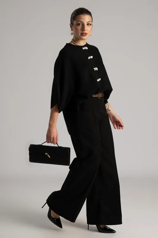 Blouse Thread Buttons Bow