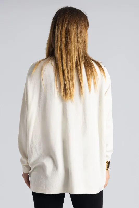 Blouse Knitted Sequin Detail