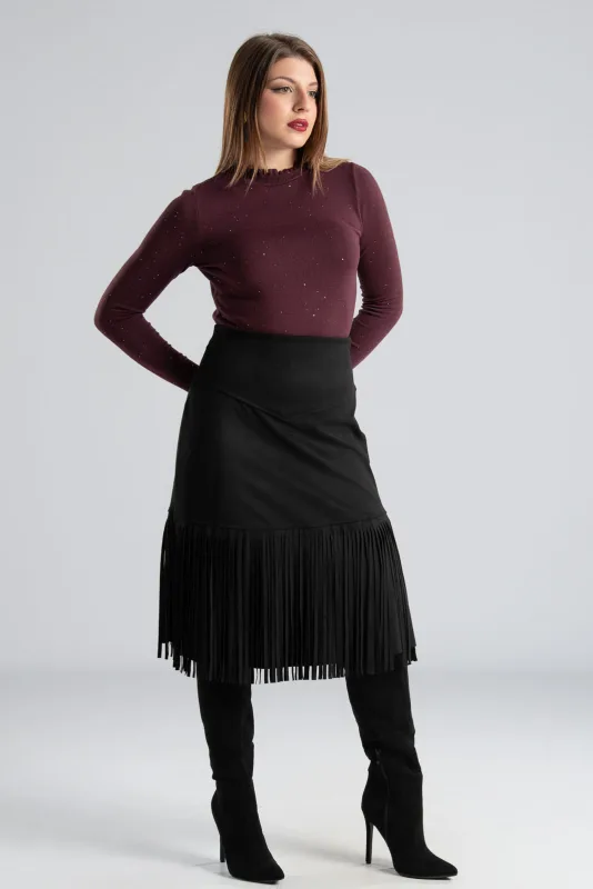 Blouse Thread Details Ruffles