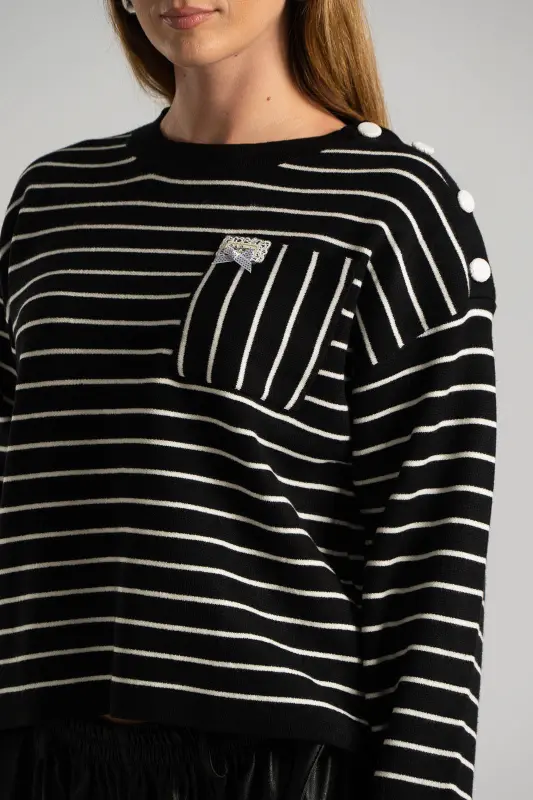 Blouse Knitted Mariniera