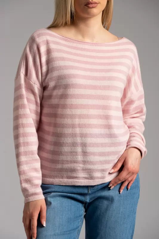 Blouse with Stripes