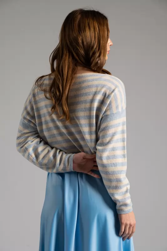 Blouse with Stripes