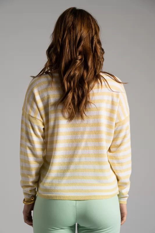 Blouse with Stripes