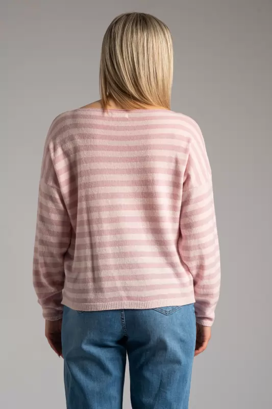 Blouse with Stripes