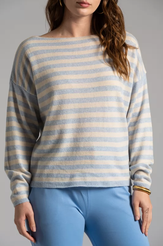 Blouse with Stripes