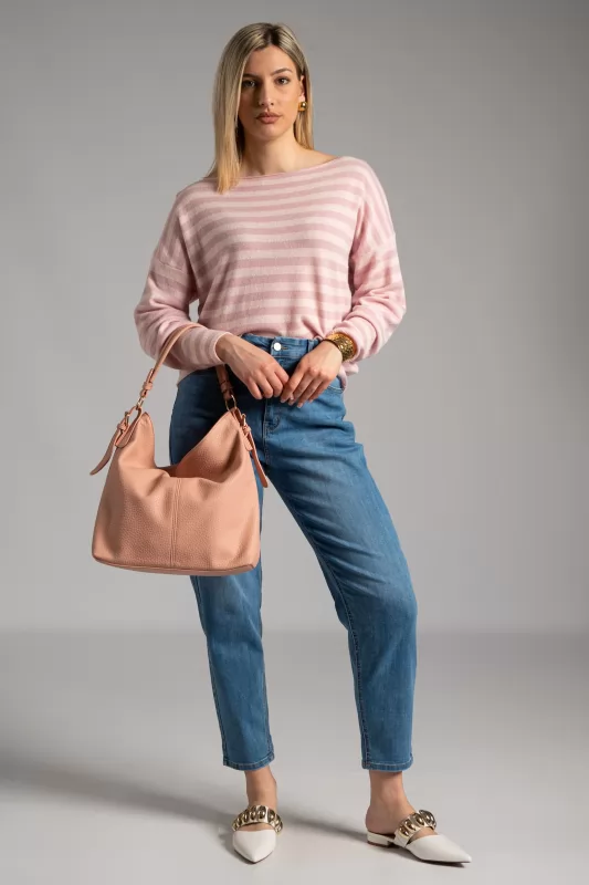 Blouse with Stripes