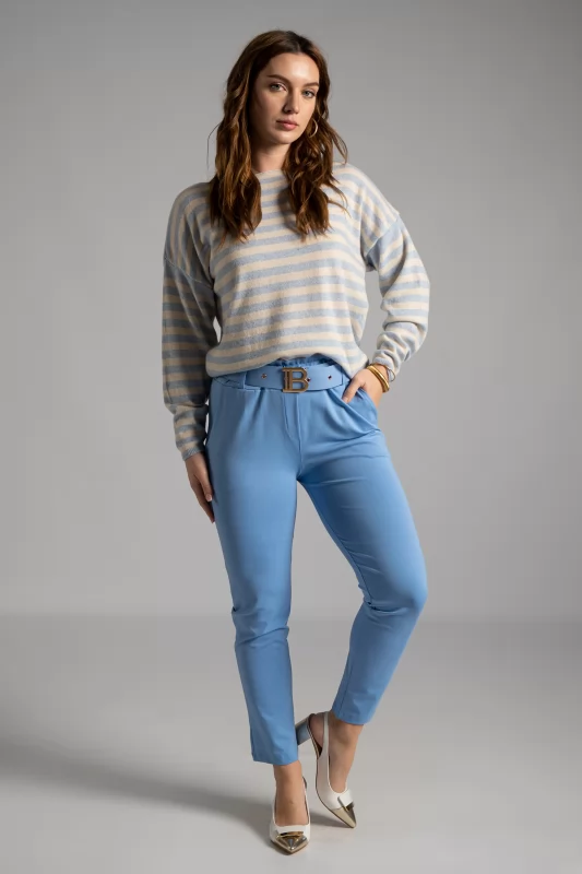 Blouse with Stripes