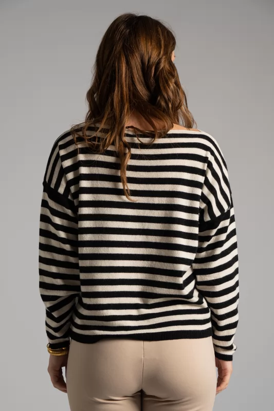 Blouse with Stripes