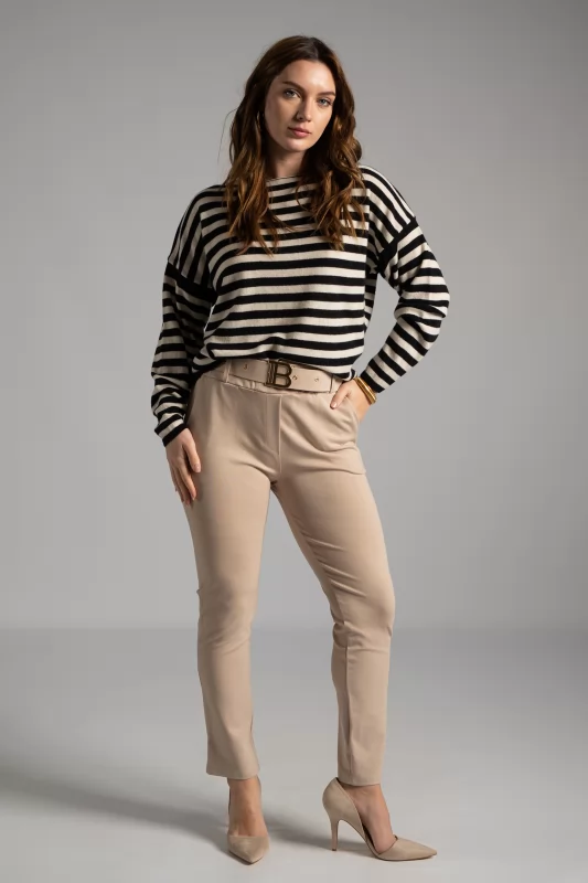 Blouse with Stripes