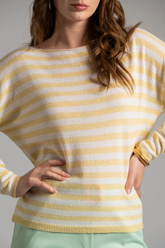 Blouse with Stripes