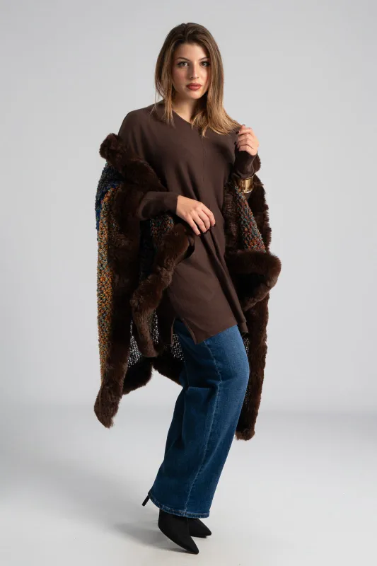 Blouse Knitting Front Pockets