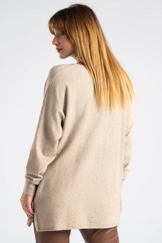 Μπλούζα Νημάτινη Μπροστινές Τσέπες