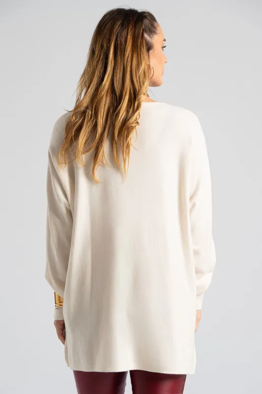 Blouse Knitting Front Pockets