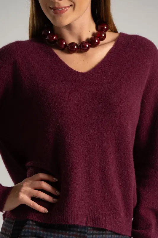 Blouse Thread Rib Detail