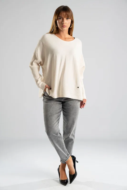 Blouse Knitted Rib Details