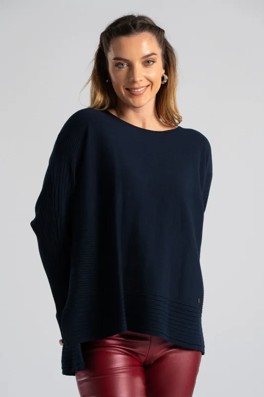 Blouse Knitted Rib Details