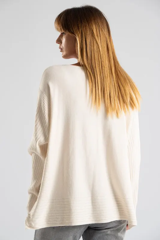 Blouse Knitted Rib Details