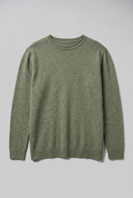Blouse Knitted Rib Hem 