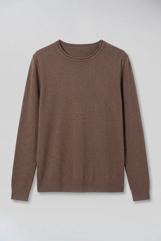 Blouse Knitted Rib Hem 